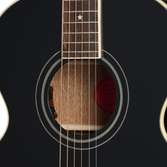 Epiphone J-180 LS (Incl. Hard Case) Ebony gitara elektro-akustyczna