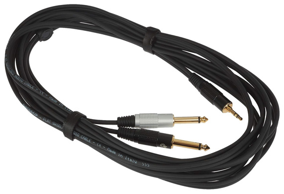 Kabel 2x Jack 6.3mm Bespeco EAYMSJ500 5m