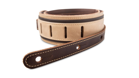 Taylor Gemstone Strap,Sanded Suede,Med Brn,2.5" - pasek
