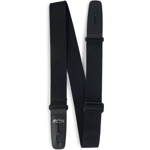 Martin Strap Cotton Black Lock-It – pasek do gitary