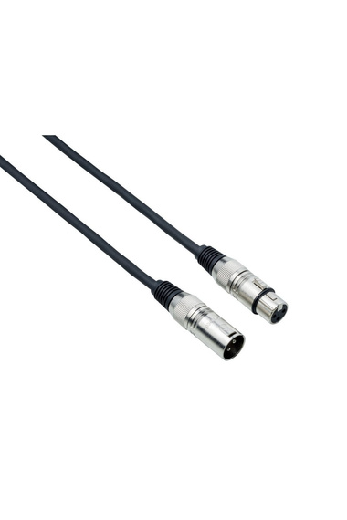 Kabel DMX cannon męski/ cannon żeński 3P Bespeco DMX020 20m