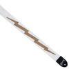 Gibson The Lightning Bolt Seatbelt White – pasek gitarowy
