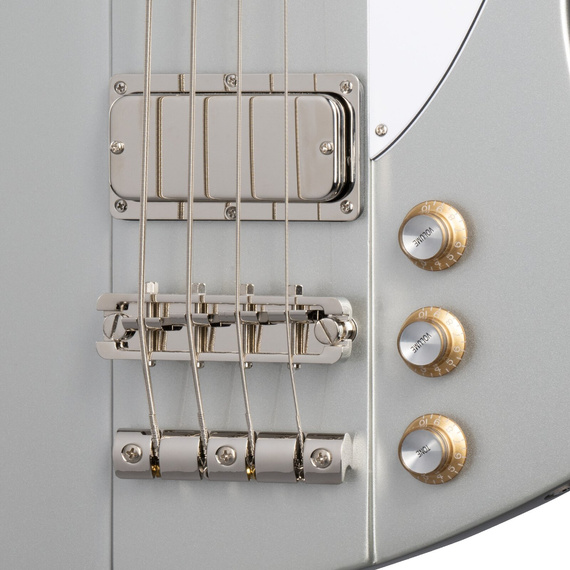 Epiphone Thunderbird '64 (Incl. Premium Gig Bag) Silver Mist gitara basowa