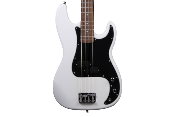Gitara basowa Arrow Session Bass 4 Snow White Rosewood/Black