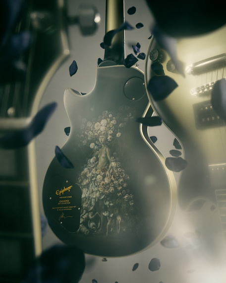 Gitara elektryczna Epiphone Adam Jones Les Paul Custom Art Collection: Julie Heffernan's "Self Portraint as Not Dead Yet"
