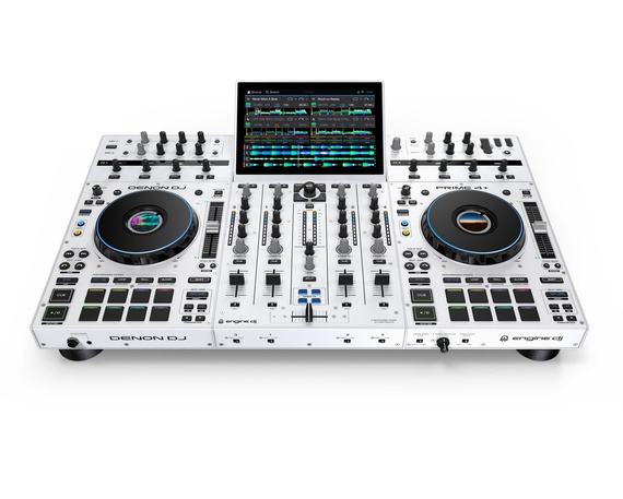 Denon DJ Prime 4 + White - kontroler DJ 4 kanały