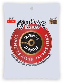 Martin MA540T Authentic Treated Light 92/8 – struny do gitary akustycznej