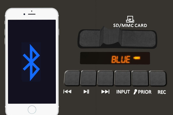 Głośnik przenośny z mikrofonem Novox MOBILITE BLUE