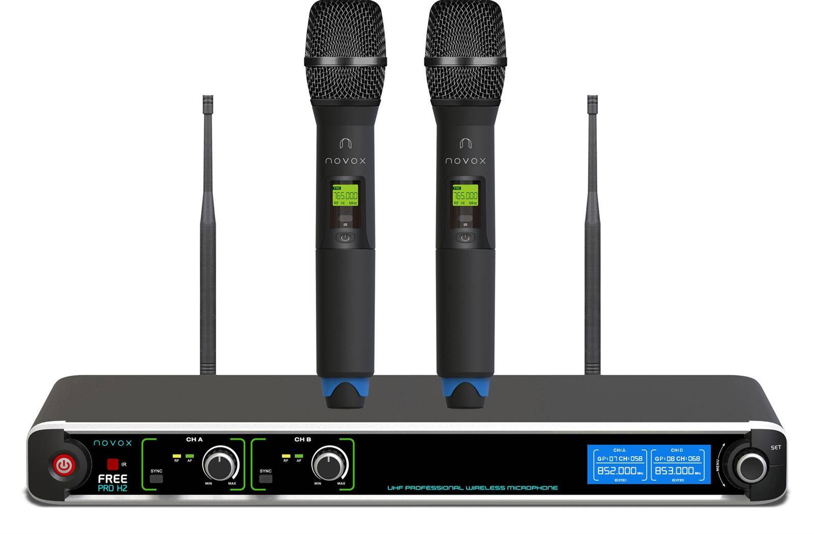 Novox FREE PRO H2 - Mikrofon bezprzewodowy x2