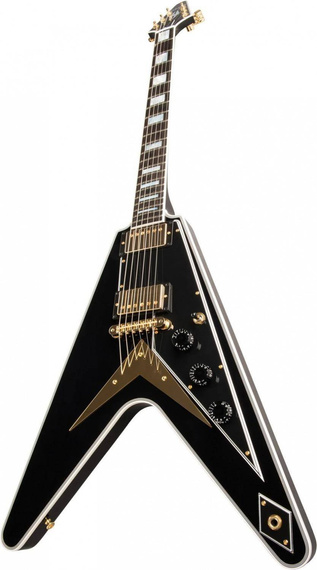 Gibson Flying V Custom Ebony Gloss – gitara elektryczna