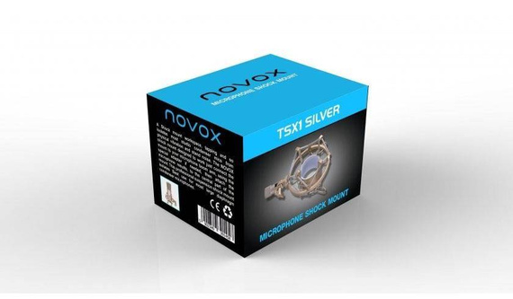 Novox TSX1 Silver – uniwersalny uchwyt do mikrofonu