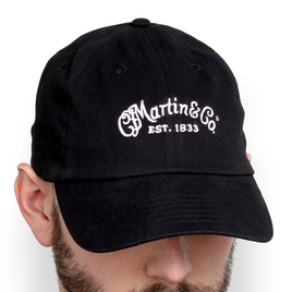 Martin BallCap Script Logo Black – bawełniana czapka z daszkiem