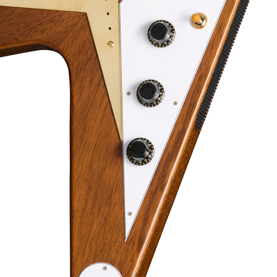 Gibson 1958 Mahogany Flying V Reissue Antique Natural - gitara elektryczna