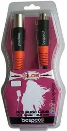 Kabel mikrofonowy Bespeco SLFM600 XLR 6m