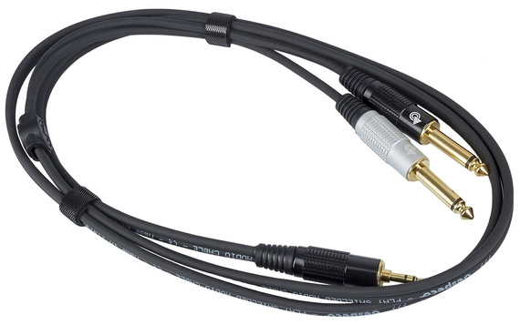 Kabel 2x Jack 6.3mm Bespeco EAYMSJ150 1,5m