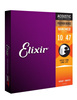 Elixir 16002 NanoWeb Phosphor Bronze Extra Light 10-47