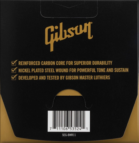 Gibson Brite Wire 11-50 Medium – struny do gitary elektrycznej