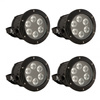 Zestaw 4 x Fractal Lights PAR LED 6x10W IP65 v2