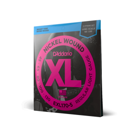 Struny do gitary basowej D'Addario EXL170-5