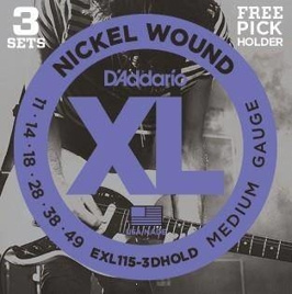 D'Addario EXL115-3DHOLD