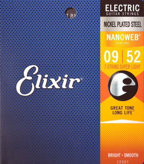 Elixir 12007 SuLt 09-52 NW – struny do gitary 7-strunowej