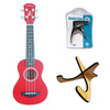 Zestaw Ukulele Arrow PB10R2 Pokrowiec + Stojak + Kapo