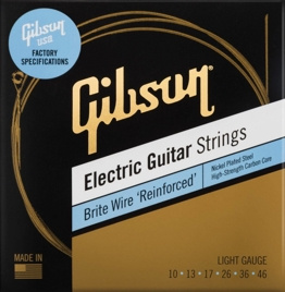 Gibson Brite Wire Reinforced 10-46 – struny do gitary elektrycznej