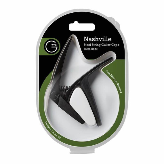 Kapodaster do gitary akustycznej/elektrycznej G7th Nashville 6st Black
