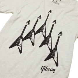 Gibson Flying V 'Formation' Tee - LG - koszulka