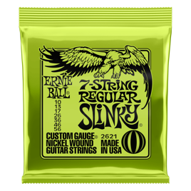 Struny do gitary elektrycznej Ernie Ball 2621 7-str 10-56