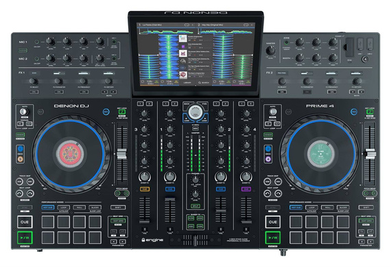 Zestaw Denon DJ Prime 4 kontroler HI-END + Case Barczak