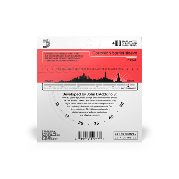 D'Addario EJ12 – struny do gitary akustycznej