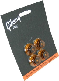 Gibson Top Hat Knobs Vintage Amber HK-030