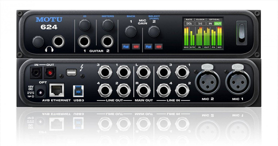 MOTU 624 AVB interfejs audio