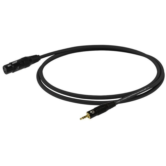 Kabel XLR żeński - TRS 3.5mm stereo Bespeco EAMFX150 1,5m