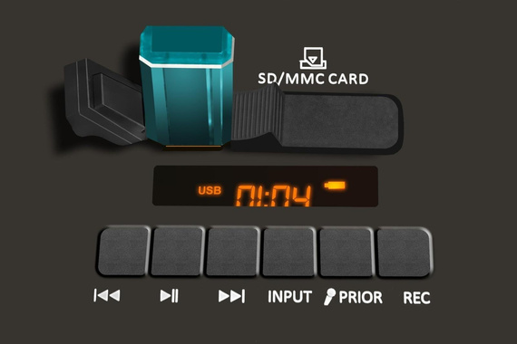 Głośnik przenośny z mikrofonem Novox MOBILITE ORANGE