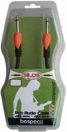 Kabel instrumentalny Bespeco Jack 0.3m SLJJ030