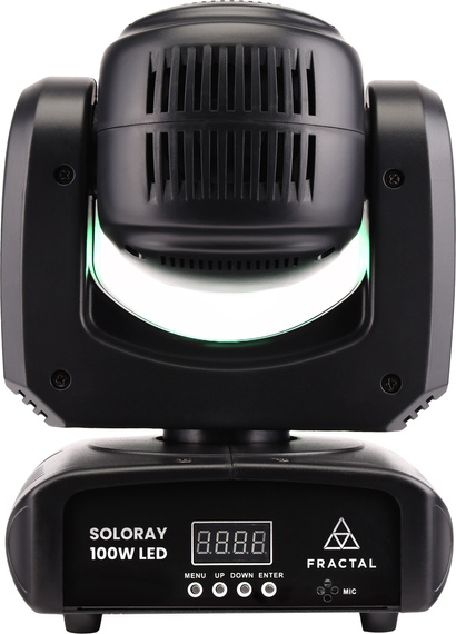 Ruchoma głowa LED Fractal Lights Soloray 100W z ringiem LED
