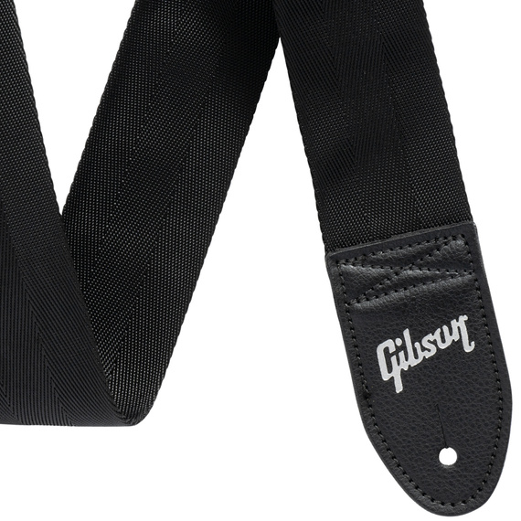 Gibson The Seatbelt (Black) Black pasek gitarowy