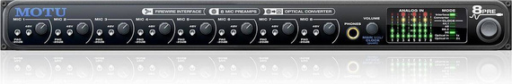 MOTU 8PRE – interfejs audio-MIDI