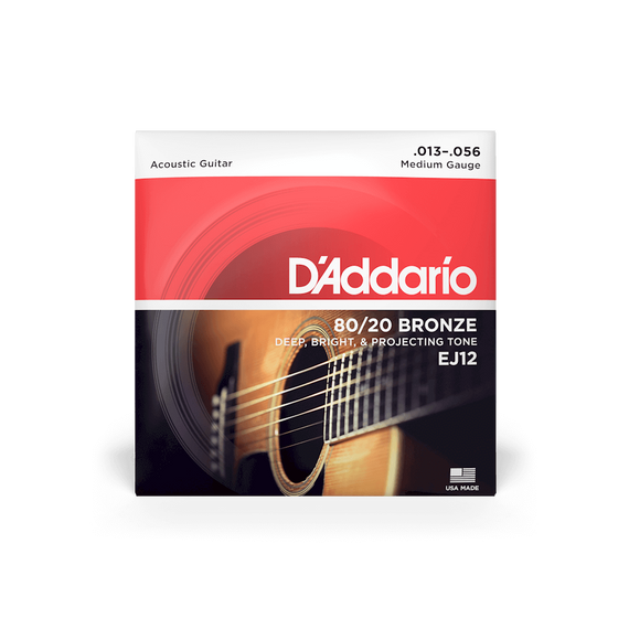 D'Addario EJ12 – struny do gitary akustycznej