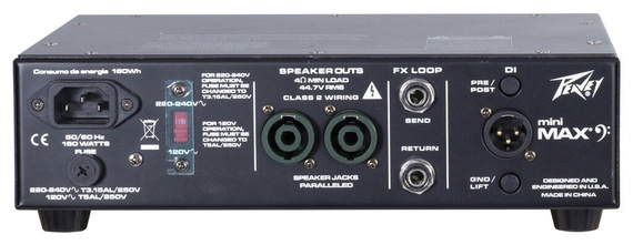 Peavey Mini MAX 600W Head wzmacnicz basowy