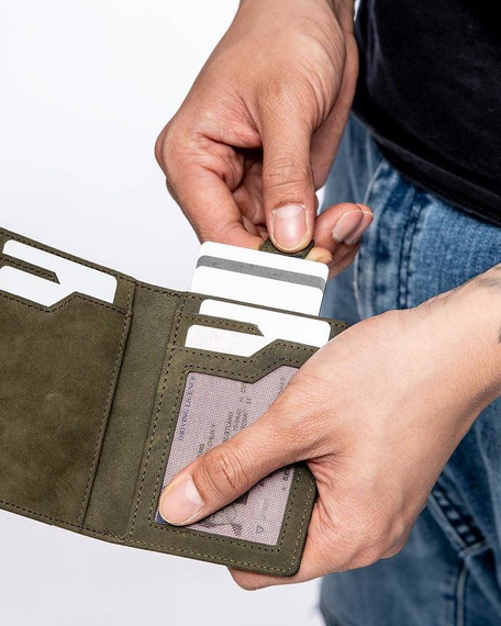 Marshall Suedehead Olive Portfel SKÓRZANY