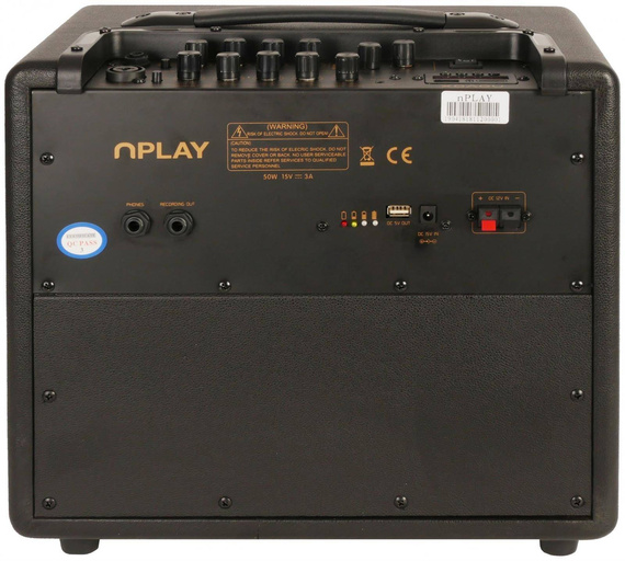 ZESTAW wzmacniacz Novox nPLAY + PEAVEY PV MSP-1 mikrofon kabel statyw etui