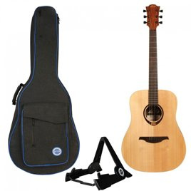 Lag T70D-HIT Gitara Akustyczna + Pokrowiec, Statwy Gitarowy