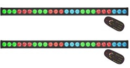 Zestaw 2x FRACTAL BAR LED 24X3W Black + Pilot