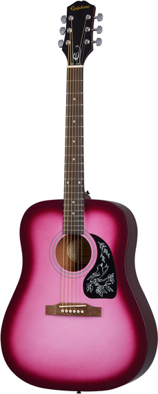 Zestaw Epiphone Starling Acoustic Guitar Player Pack Hot Pink Pearl