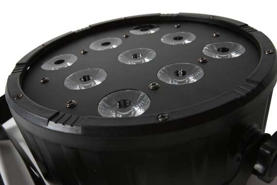 Zestaw 4 x Fractal Lights PAR LED 9x10 W + Pokrowiec