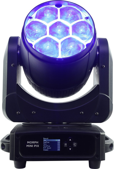 Ruchoma głowa wash Fractal Lights Morph Mini Pix 7x40W