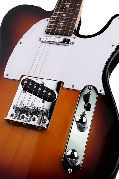 Arrow Telico TL 11 Tobacco Burst Rosewood/White gitara elektryczna